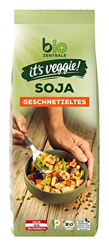 biozentrale it´s veggie! Soja Geschnetzeltes | 6 x 150 g | proteinreiche Fleischalternative aus 100% texturiertem Bio-Sojamehl | Soja aus Österreich | vegan | einfach und vielseitig zuzubereiten von Biozentrale