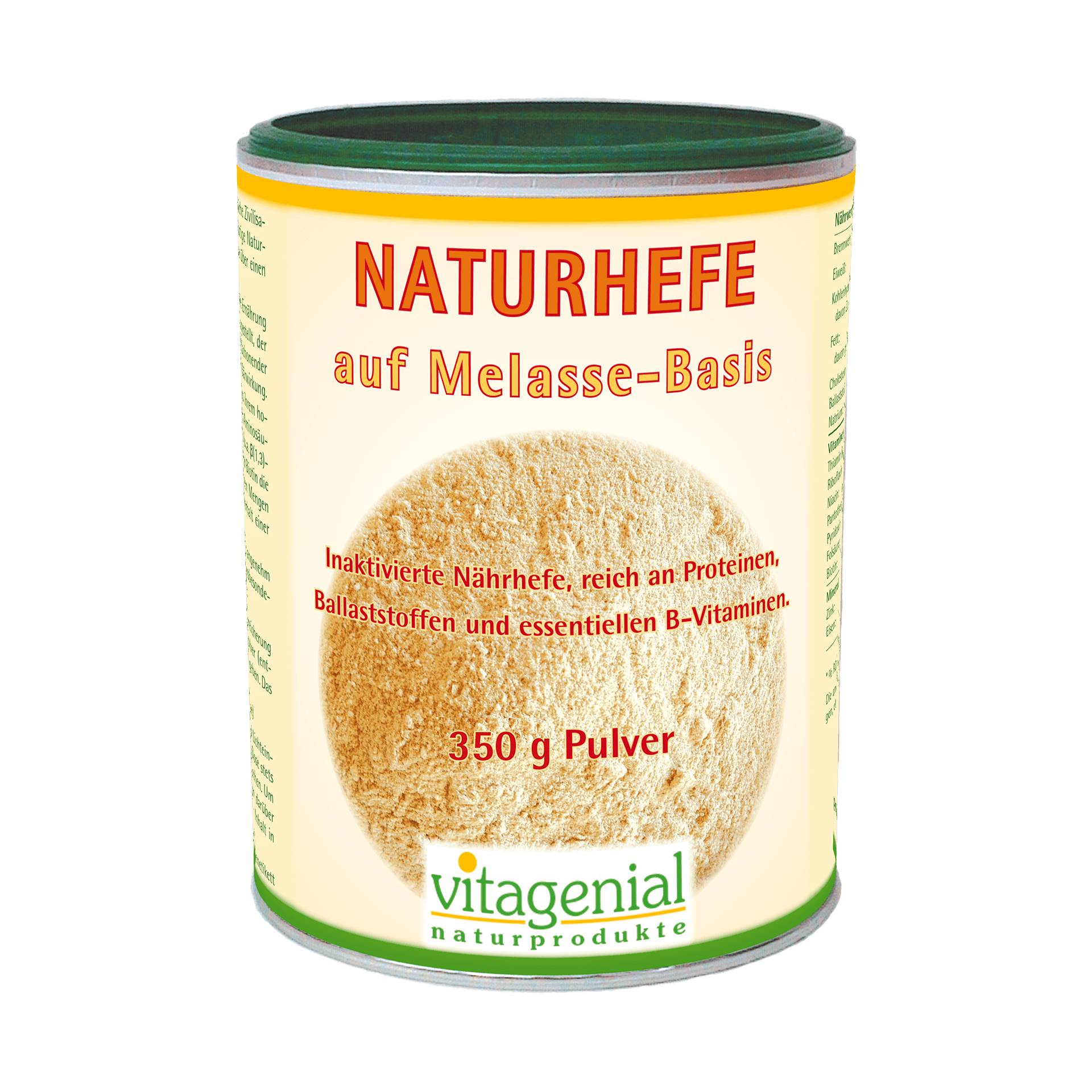 Naturhefe auf Melasse-Basis 350 g Pulver - Reich an Proteinen und essentiellen B-Vit. - vegan - biogenial Naturprodukte Naturhefe auf Melasse-Basis 350 g Pulver - Reich an Proteinen und essentiellen B-Vit. - vegan - biogenial Naturprodukte von biogenial Naturprodukte