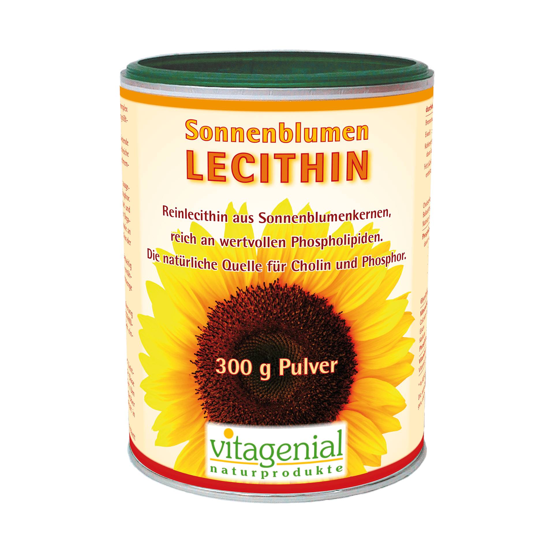 Sonnenblumen-Lecithin, 300 g von biogenial Naturprodukte