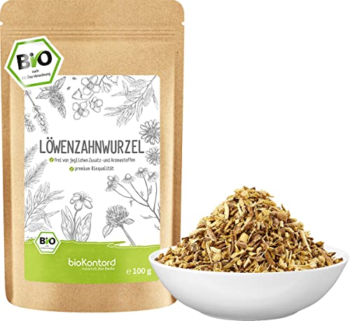 Löwenzahnwurzeltee BIO 100 g | 100% naturrein - Löwenzahnwurzel aus kontrolliert biologischem Anbau von bioKontor von bioKontor