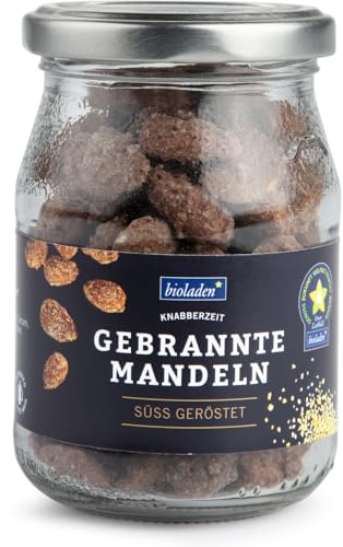 Gebrannte Mandeln im Pfandglas 2 x 130 gr Gebrannte Mandeln im Pfandglas 2 x 130 gr von bioladen