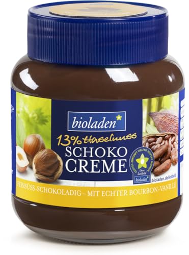 Haselnuss-Schokocreme 13 % 2 x 400 gr Haselnuss-Schokocreme 13 % 2 x 400 gr von bioladen