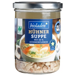 Hühnersuppe mit Fleischeinlage Hühnersuppe mit Fleischeinlage von bioladen*