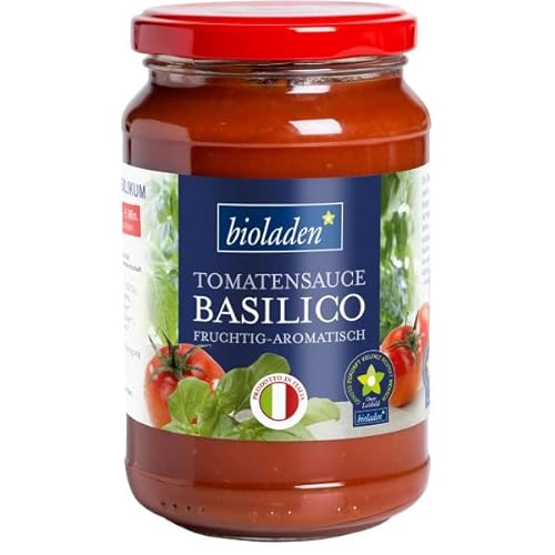 bioladen* Tomatensauce mit frischem Basilikum (340 g) - Bio von bioladen*