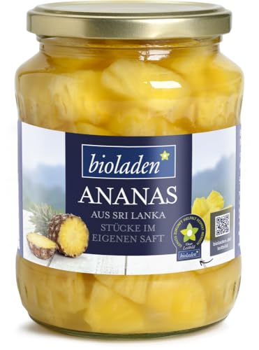 bioladen Ananasstücke im eigenen Saft (6 x 665 gr) von bioladen