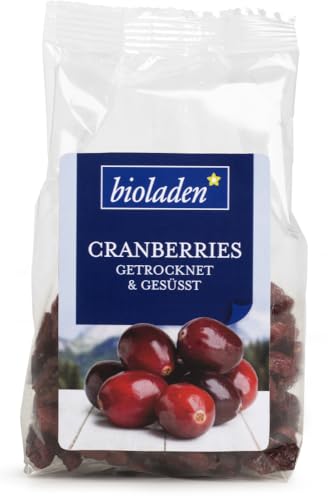 bioladen Cranberries getrocknet & gesüßt (6 x 100 gr) von bioladen