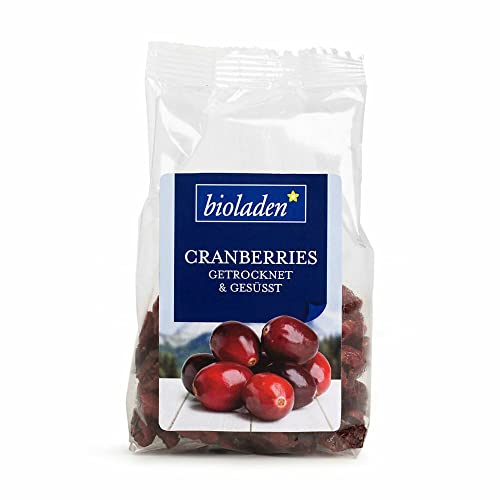 bioladen Cranberries getrocknet & gesüßt (6 x 100 gr) von bioladen