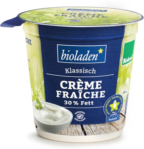 Crème fraîche, 30% Fett 6 x 150 gr von bioladen