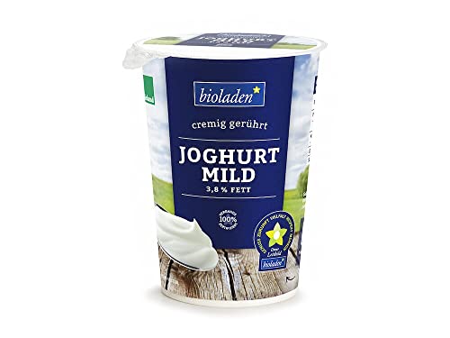 bioladen Joghurt mild im Becher, 3,8 % Fett (6 x 500 gr) von bioladen