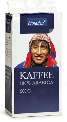 Kaffee 100 % Arabica gemahlen 6 x 500 gr von bioladen