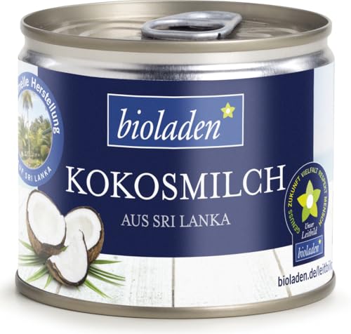 Kokosmilch mit 60 % Kokosnussanteil 6 x 200 ml von bioladen