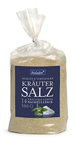 bioladen Kräutersalz im Nachfüllbeutel (1 x 500 gr) von bioladen