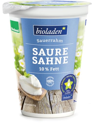 bioladen Saure Sahne, 10 % Fett (6 x 200 gr) von bioladen