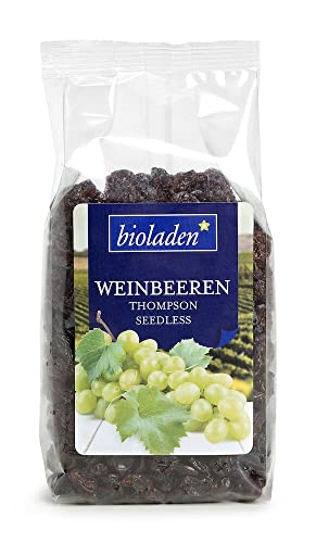 bioladen Weinbeeren Thompson Seedless (6 x 250 gr) von bioladen
