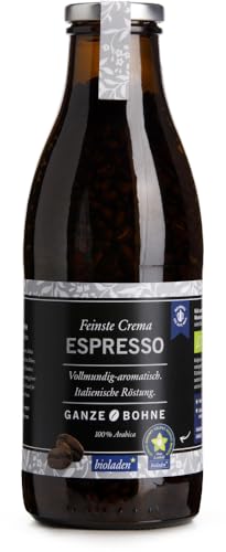 bioladen Espresso, ganze Bohne, Pfandflasche (1 x 320 gr) von bioladen