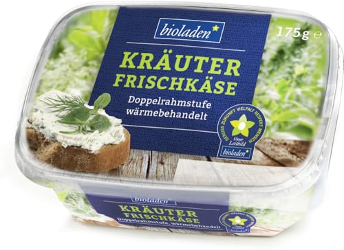 bioladen Frischkäse Kräuter, Doppelrahmstufe (6 x 175 gr) von bioladen