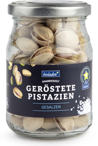 Pistazien geröstet & gesalzen im Pfandglas 1 x 130 gr von bioladen