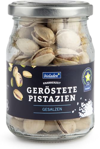 bioladen Pistazien geröstet & gesalzen im Pfandglas (1 x 130 gr) von bioladen