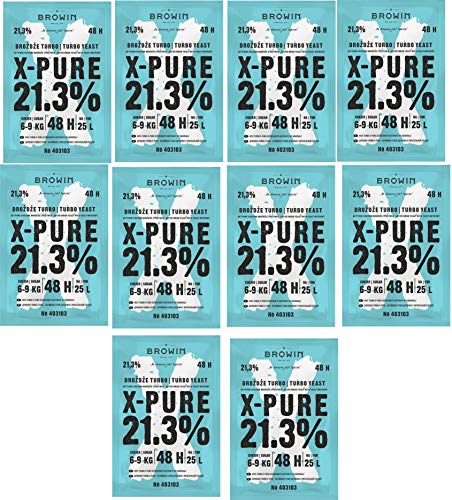 10x Turbohefe 48h X-Pure 21,3% 48h - 135g Gärhefe Hefe NEUHEIT !! Das beste !! 10x Turbohefe 48h X-Pure 21,3% 48h - 135g Gärhefe Hefe NEUHEIT !! Das beste !! von biowin