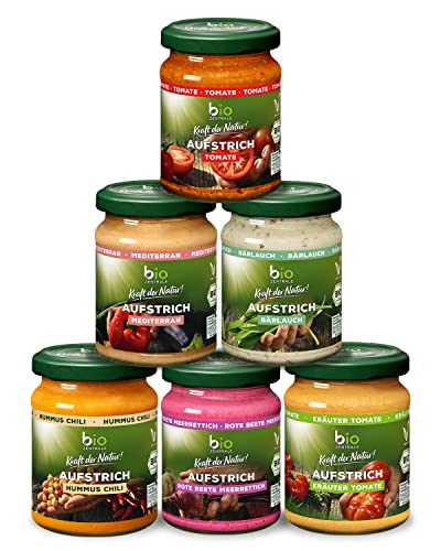 biozentrale Brotaufstriche Bestseller-Box | 6 x 125 g | vegan & laktosefrei | 6 beliebte Aufstriche im Vorteilspack | lecker auf Brot oder zum Verfeinern von Gerichten biozentrale Brotaufstriche Bestseller-Box | 6 x 125 g | vegan & laktosefrei | 6 beliebte Aufstriche im Vorteilspack | lecker auf Brot oder zum Verfeinern von Gerichten von bioZentrale