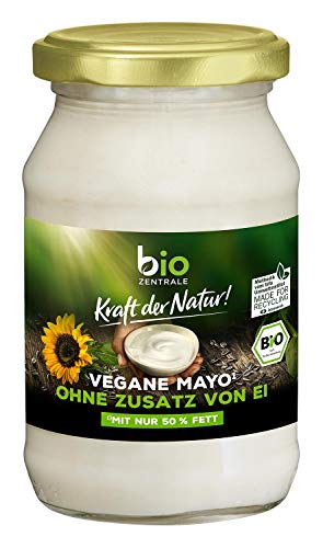 biozentrale Mayo Vegan | Mayo & vegane Mayo | Ideal zu Pommes oder als veganer Brotaufstrich | Mayo ohne Ei, 3 x 250 ml von bioZentrale