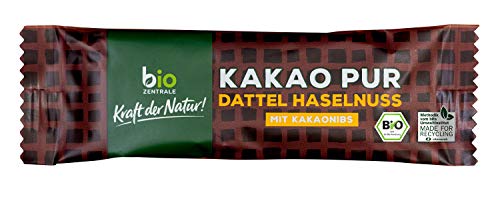 biozentrale Riegel Kakao pur, 16 Stück 560 g, vegan, palmölfrei & ohne Zuckerzusatz, nur 4 Zutaten, hoher Ballaststoffgehalt, idealer Snack für unterwegs biozentrale Riegel Kakao pur, 16 Stück 560 g, vegan, palmölfrei & ohne Zuckerzusatz, nur 4 Zutaten, hoher Ballaststoffgehalt, idealer Snack für unterwegs von bioZentrale