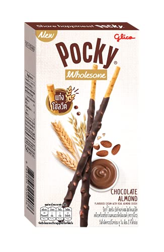 biscuit Pocky Snack Keks-Stick, für Schokolade, Mandelgeschmack, 36 g, Schokoladenbonbons von biscuit