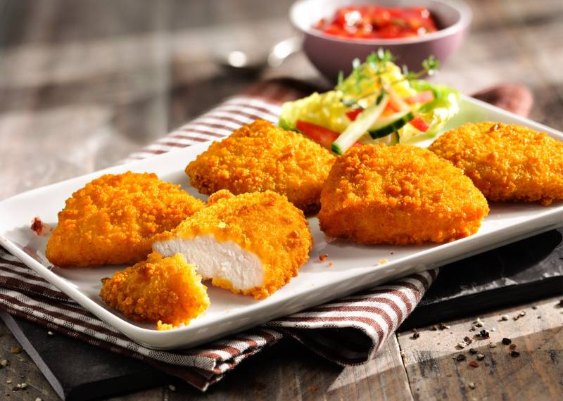 Mini-Hähnchen-Schnitzel mit 8% Flüssigwürzung von Bofrost