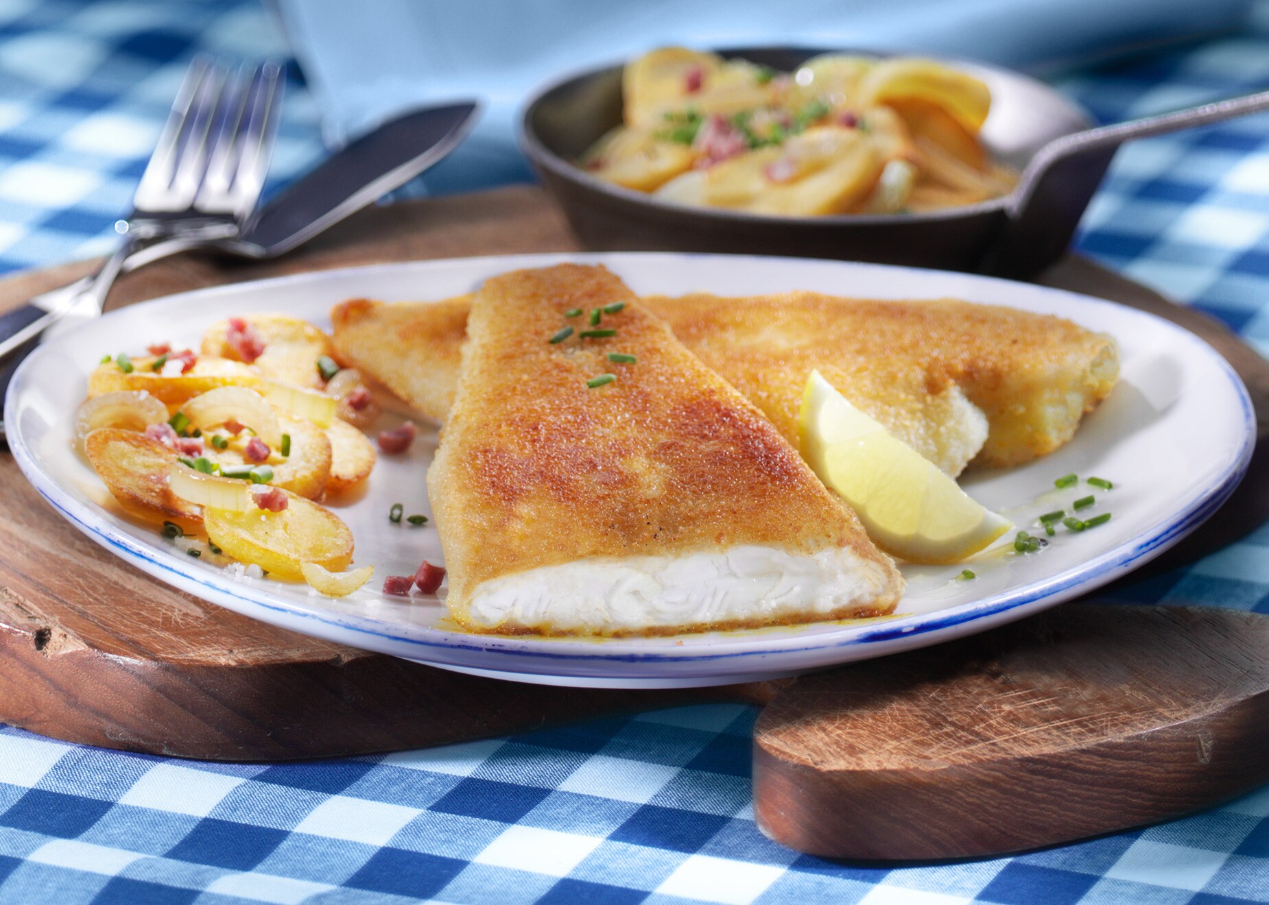 Pazifische Scholle, paniert Pazifische Scholle, paniert von Bofrost