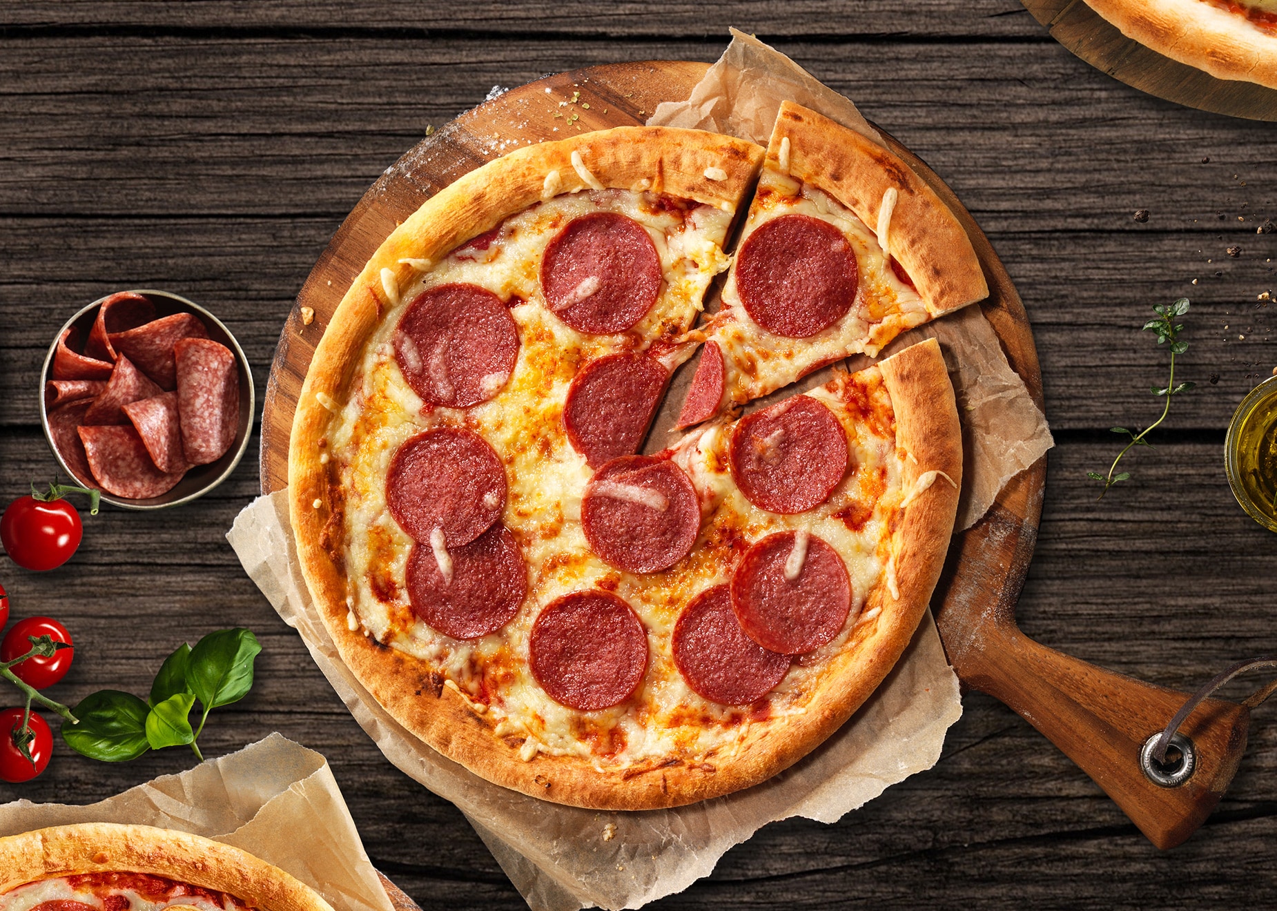 La Pizza con Salame La Pizza con Salame von La Pizza