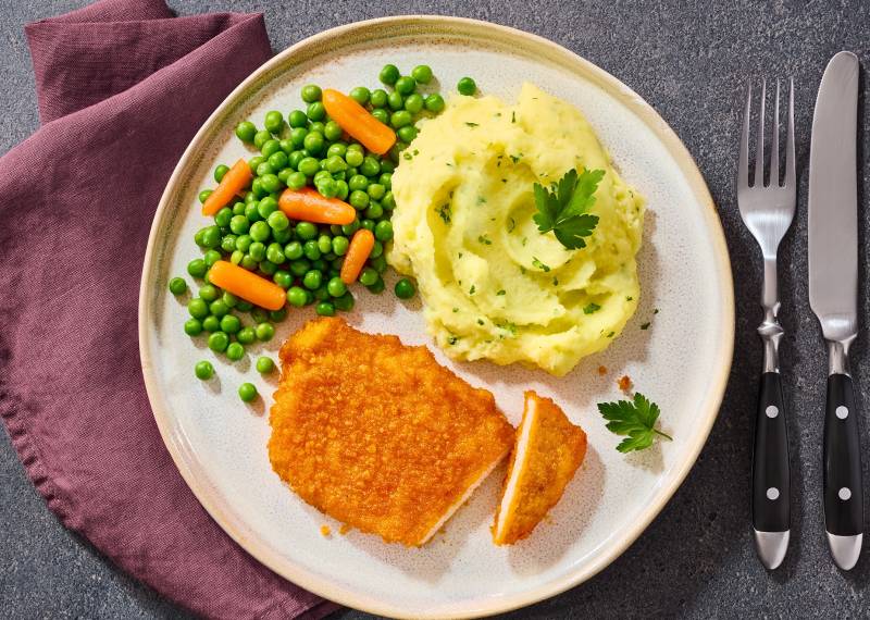 Schlemmer-Menü: Wiener Schnitzel vom Schwein von Bofrost