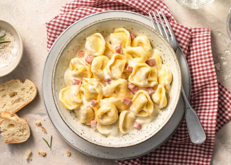 Tortellini in Sahnesoße von Bofrost