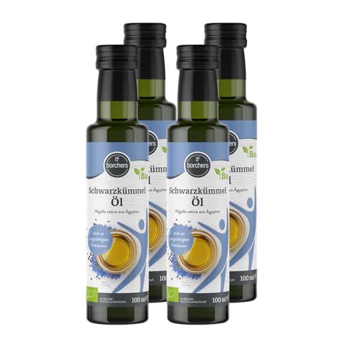 borchers Bio Schwarzkümmelöl | Bio | Vegan | 4x 100ml von borchers