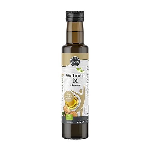 borchers Bio Walnussöl 250ml | kaltgepresst | Bioqualität | aus ungerösteten Bio Walnüssen | aus EU-Landwirtschaft | reich an ungesättigten Fettsäuren | DE-ÖKO-006 borchers Bio Walnussöl 250ml | kaltgepresst | Bioqualität | aus ungerösteten Bio Walnüssen | aus EU-Landwirtschaft | reich an ungesättigten Fettsäuren | DE-ÖKO-006 von borchers