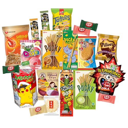 Asiatische Süßigkeiten Box Snacks Candy Jelly Chips Cracker aus Thailand Taiwan Japan Korea China Philippinen mit über 30 Teilen Geschenk-Box Probierset Probierpaket Asiatische Süßigkeiten Box Snacks Candy Jelly Chips Cracker aus Thailand Taiwan Japan Korea China Philippinen mit über 30 Teilen Geschenk-Box Probierset Probierpaket von boxtasy