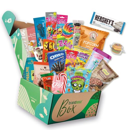 Brandnooz - Best of Candy Box – 23 Süßigkeiten aus aller Welt in Originalgröße | Snack Box | Süßigkeiten | Candy & Bar Naschbox | Geschenk Idee| für Kindergeburtstage | Ostern | Party box Brandnooz - Best of Candy Box – 23 Süßigkeiten aus aller Welt in Originalgröße | Snack Box | Süßigkeiten | Candy & Bar Naschbox | Geschenk Idee| für Kindergeburtstage | Ostern | Party box von brandnooz