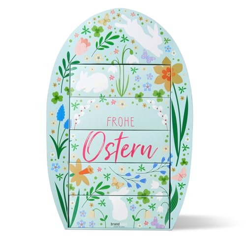 Brandnooz Osterei XXL | Riesiges Ostergeschenk über 21 Teile | Süßigkeiten | Snacks | Kosmetika und Geschenkideen | Candy Box | Warenwert über 58 €! Alle Artikel in Originalgröße von brandnooz