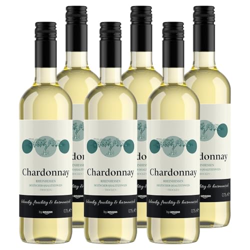 by Amazon Chardonnay Qualitätswein Rheinhessen, 0,75L (Packung mit 6) von by Amazon