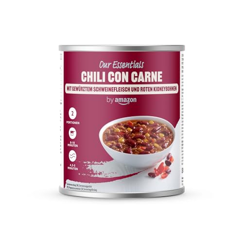 by Amazon Chili con carne mit Schweinefleisch und roten Bohnen, 800g by Amazon Chili con carne mit Schweinefleisch und roten Bohnen, 800g von by Amazon