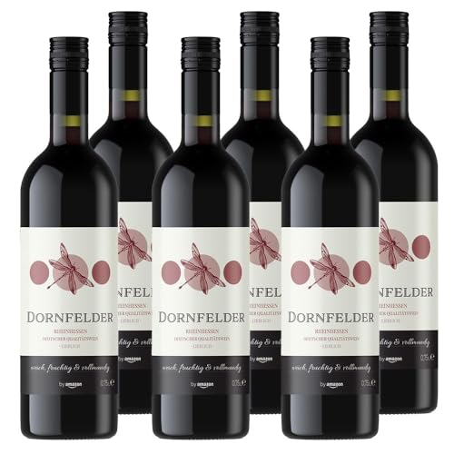 by Amazon Dornfelder Qualitätswein Rheinhessen, 0,75L (Packung mit 6) von by Amazon