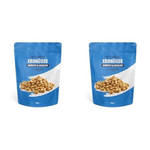 by Amazon Erdnüsse geröstet & gesalzen, 500g (1er-Pack) (Packung mit 2) von by Amazon