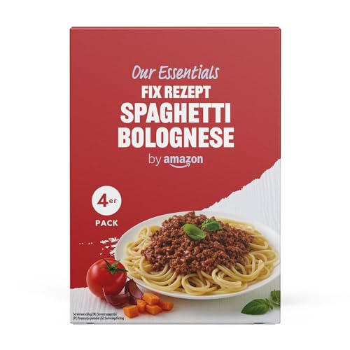 by Amazon Fix für Spaghetti Bolognese 4er-Pack, ergibt 4x3 Portionen von by Amazon