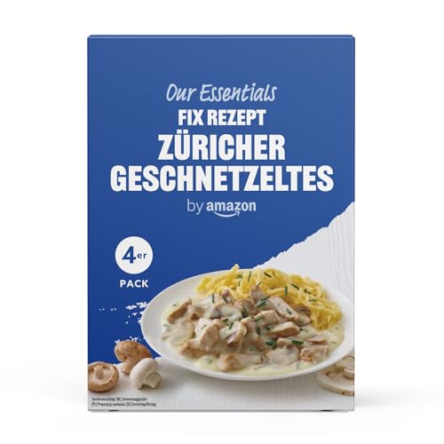 by Amazon Fix für Züricher Geschnetzeltes 4er-Pack, ergibt 4x3 Portionen von by Amazon