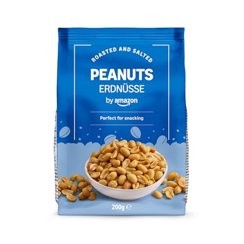 by Amazon Geröstete und gesalzene Erdnüsse, 200 g, 1 Packung von by Amazon