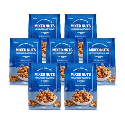 by Amazon - Geröstete und gesalzene gemischte Nüsse, 200 g, 7 Stück by Amazon - Geröstete und gesalzene gemischte Nüsse, 200 g, 7 Stück von by Amazon