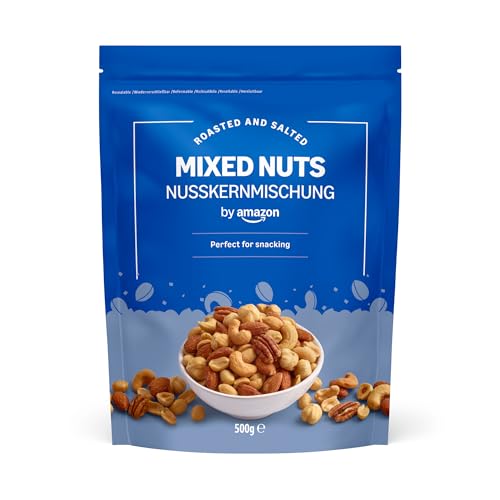 by Amazon - Geröstete und gesalzene gemischte Nüsse, 500 g, 1 Packung by Amazon - Geröstete und gesalzene gemischte Nüsse, 500 g, 1 Packung von by Amazon