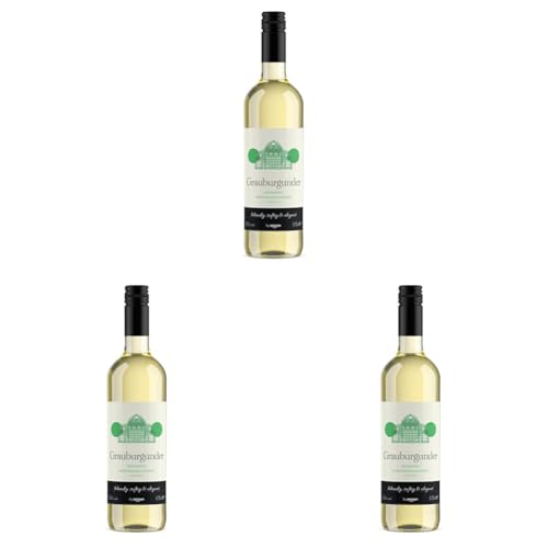 by Amazon Grauburgunder Qualitätswein Rheinhessen, Weißwein, 75 cl, 1er-Pack (Packung mit 3) von by Amazon