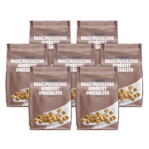 by Amazon Haselnusskerne, geröstet und gesalzen, 1400g, 7 Packungen mit 200g von by Amazon