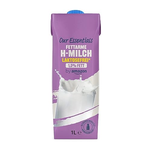 by Amazon Laktosefreie Fettarme H-Milch 1,5% Fett, 1L von by Amazon