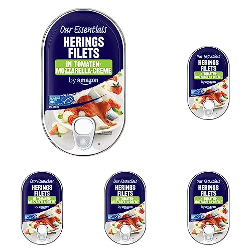 by Amazon MSC Heringsfilets in Tomaten-Mozzarella-Crème, 200g (5er-Pack) von by Amazon